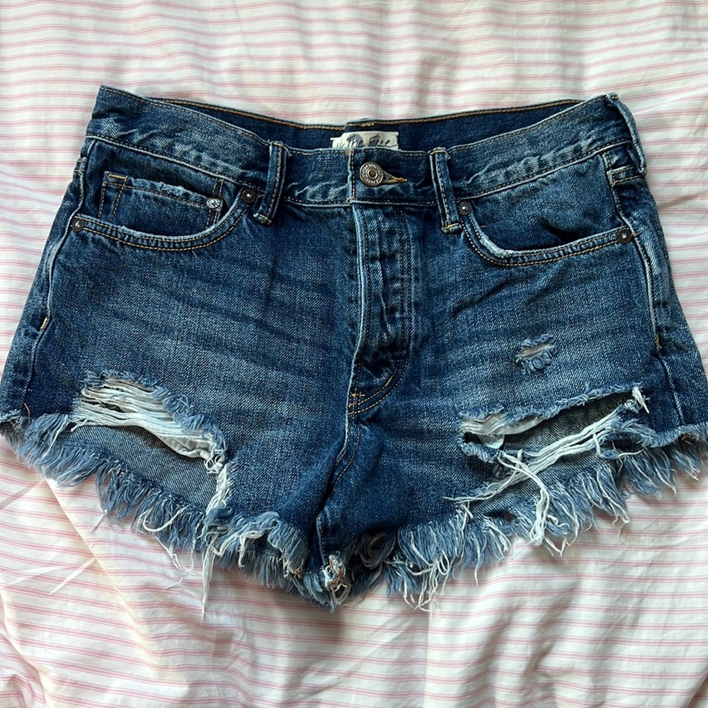 Free people Jean shorts